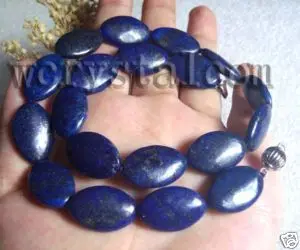 

Natural Oval Lapis Lazuli 15x22mm Necklace 17