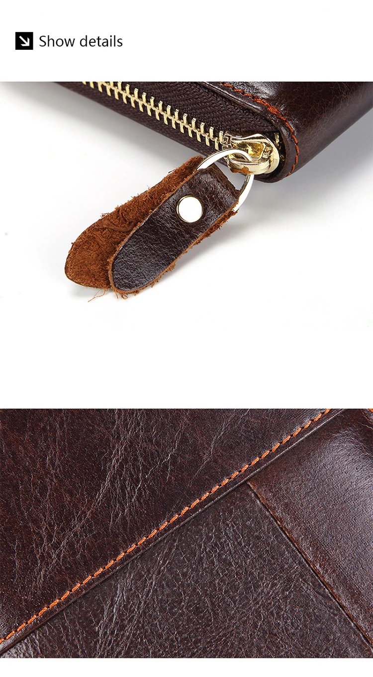 Дизайн мужской кошелек из натуральной кожи брендовый Большой Вместительный браслет кошельки длинный многофункциональный кошелек для мужчин PJ005