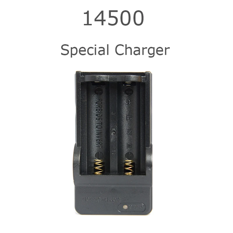 

1pcs Hot New Double Battery Travel Charger Li-Ion for 3.7v 14500 Lithium Li-ion Rechargeable Battery Wholesale