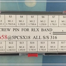Универсальный Rlx ремешок для часов винтовой контакт ассортимент, чтобы соответствовать Rlx 90 штук