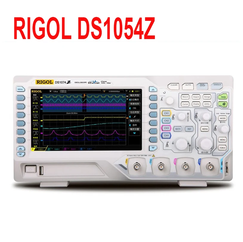 Цифровой осциллограф RIGOL с бесплатной доставкой DS1054Z 50 МГц 4 chs up tp 1GS/s 7 в &quotWVGA 12 Mpts |