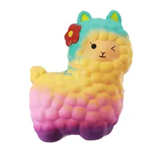 Полиуретановая пена jumbo Alpaca Sheep болотистых 17 см мягкие замедлить рост Kawaii Красота squeeze малыш Игрушечные лошадки