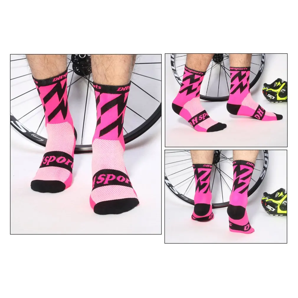 Sports Socks Men Women Cycling For Bike Compression Professional