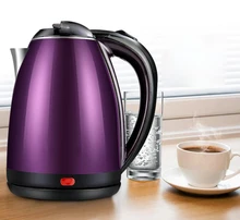 Anti Scald 2L Electric Kettle Safety Auto-Off function Stainless Steel Quick Heating Water Kettles bouilloire electrique