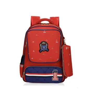 

British style Backpack Schoolbag High Quality Fashion Casual Trend Nylon Waterproof School Bags For Teenage Large Bags 2019 New