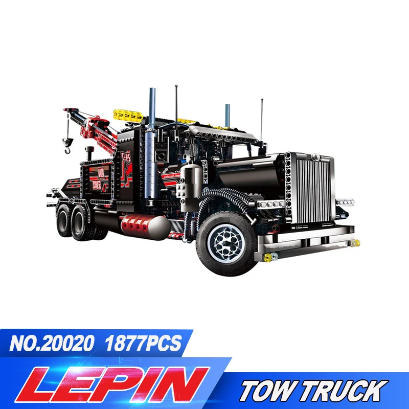 

20020 Technic Mechanical Ultimate Series The American Style Heavy Container Trucks Set 8285 Building Blcoks Bricks Toys