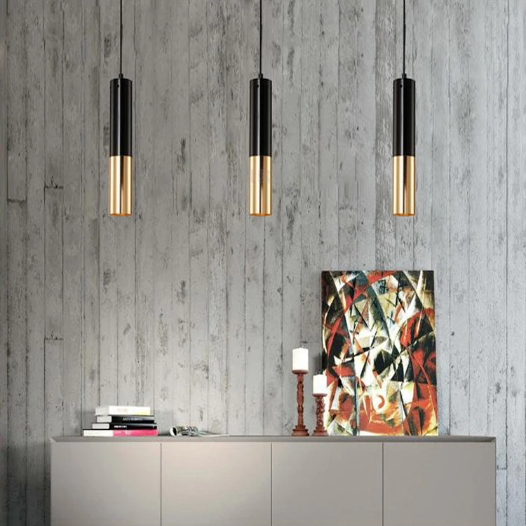 Moderno colgante luces Lamparas único oro de la lámpara de aluminio luminaria comedor iluminación lámpara colgante para la iluminación del hogar