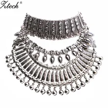 2017 choker collares para las mujeres colgante declaración collar gargantilla de joyería de moda bijoux collier femme maxi boho collar vintage