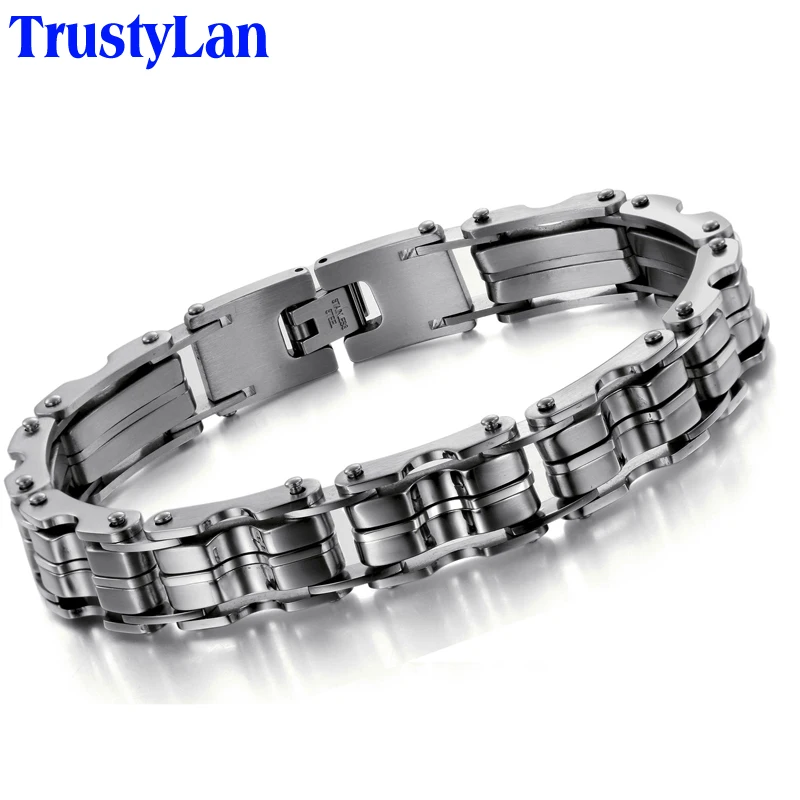 Bracciale a catena uomo, idee regalo per lei e per lui, Bracciale fatto a mano personalizzabile. - Italia