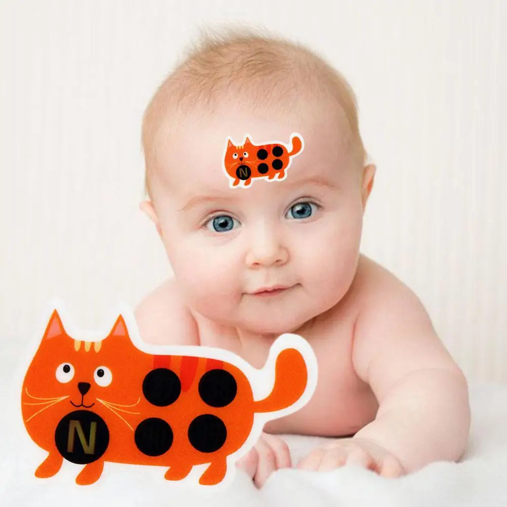 

Kawii Sticker LCD Forehead thermometer for body Fever Thermometers Head bands Children's Safety For Kids Care termometr