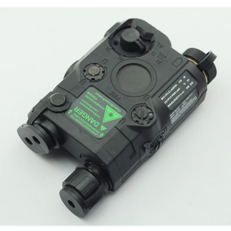 AN/PEQ-15 rojo punto láser blanco LED linterna 270 lúmenes para el Rifle de caza de visión nocturna estándar de 20mm caja de la batería elemento - 4