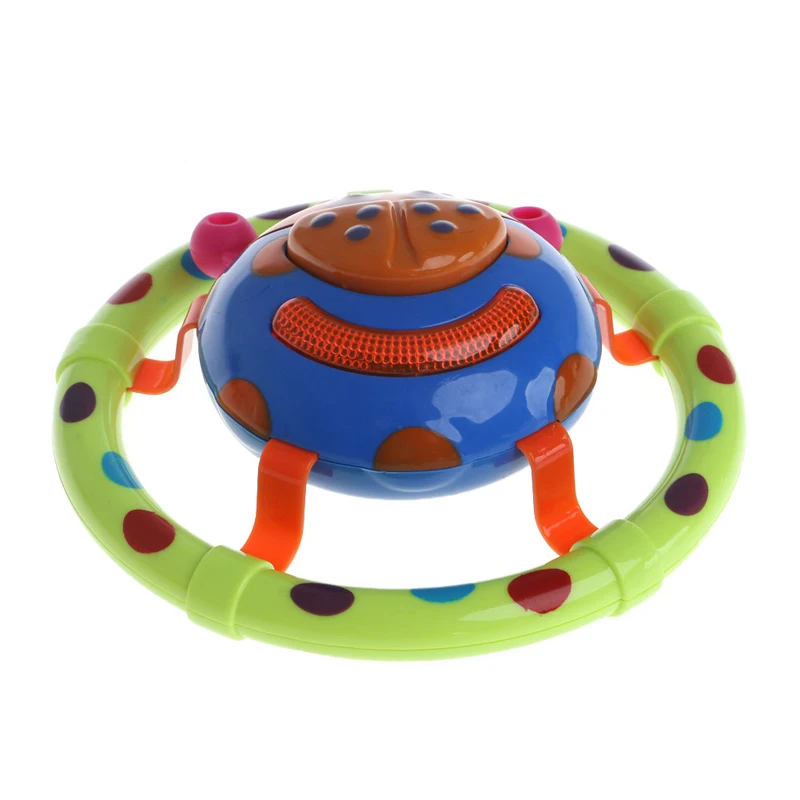 New 1Pc Cute Baby Children Kids Sound Musical +Light Ladybug Instrument Toys Gift