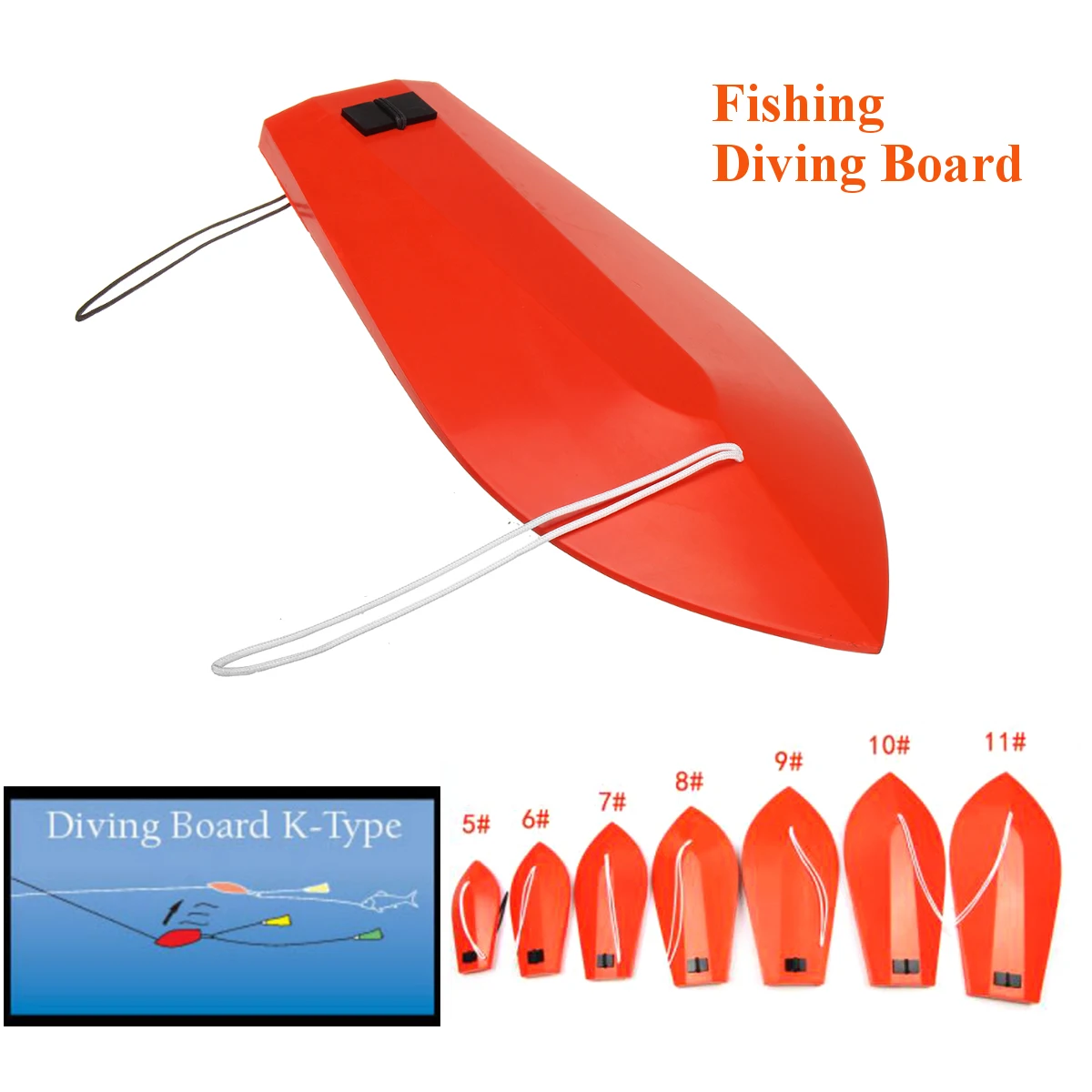 Fishing Trolling Board Planer Dive board K Type Fishing Sea Fishing