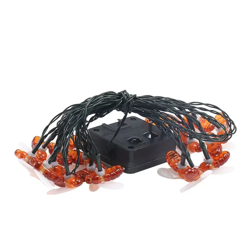 

Solar Powered Cute Honey Bee LED String Light 20 LEDs / 30 LEDs Fairy Light Outdoor Garden Fence Patio Christmas Garland Lights