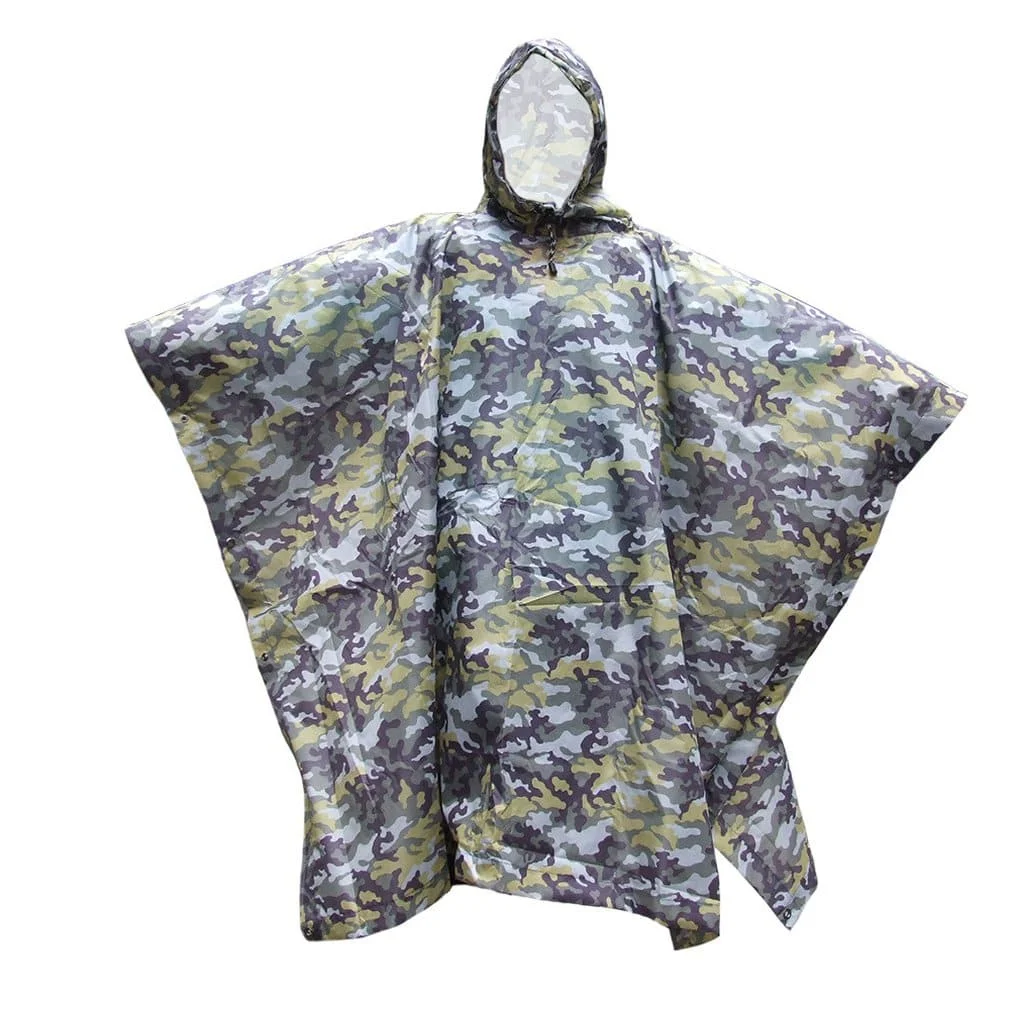 

Man Military Impermeable Camo Raincoat Waterproof Rain Coat Men Raincoat Women Awning From The Rain Motorcycle Rain Poncho