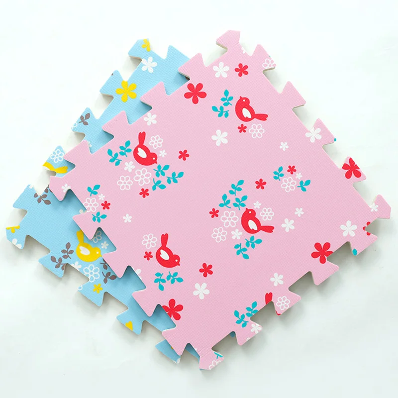 

JCC Baby EVA Foam Puzzle Play Mat /Bird kids Rugs Toys Carpet and Rug Interlocking Exercise Floor Tiles,Each:30cmX30cm(no edge)