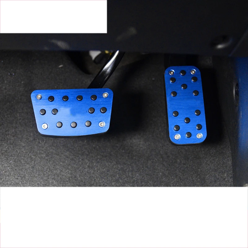 lsrtw2017 stainless steel car accelerator pedal brake pedal for hyundai