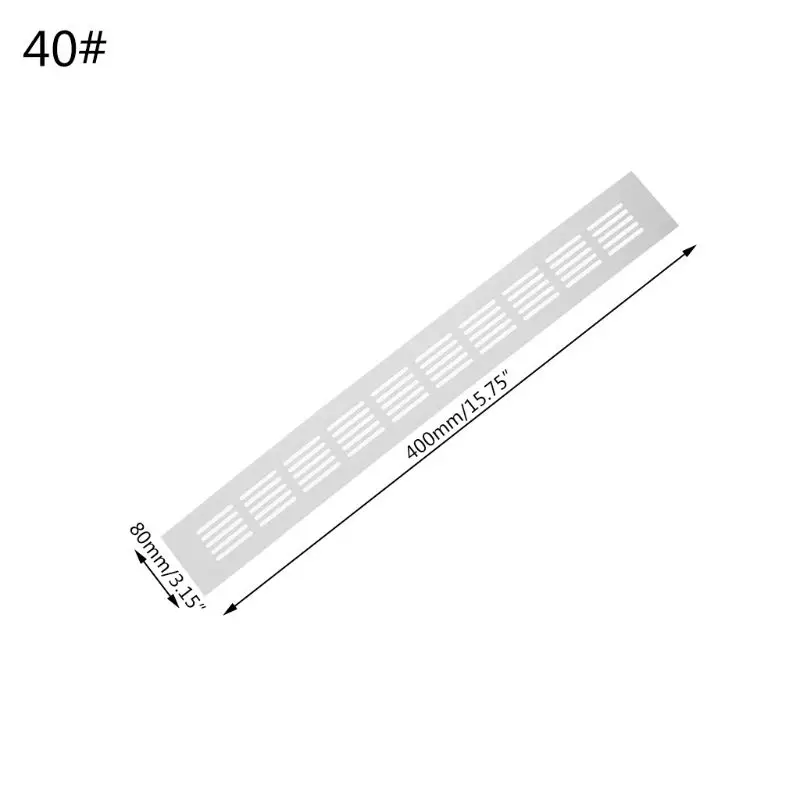 15 см, 20 см, 25 см, 30 см, 40 см, 50 см алюминиевый сплав вентиляционное отверстие перфорированный лист веб-пластина вентиляционная решетка