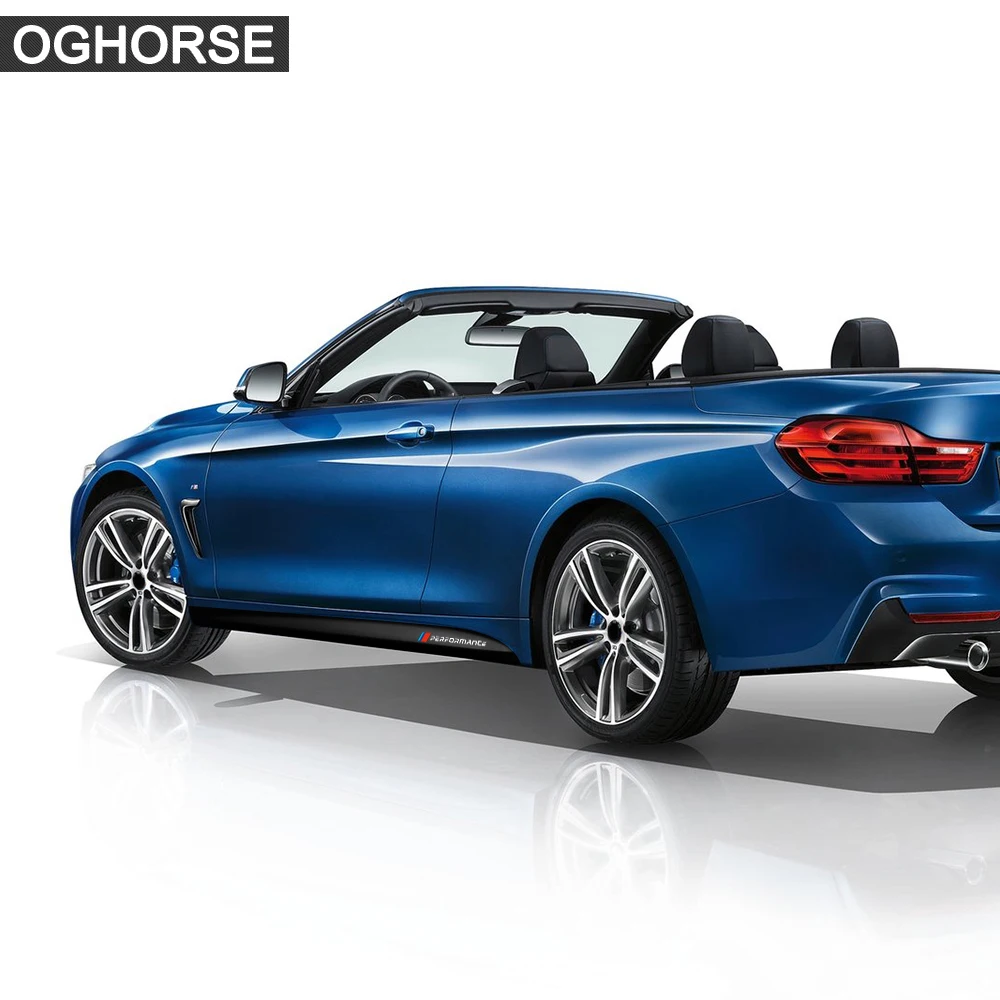 2 шт. декоративные боковые полоски для BMW 4 серии F32 F33 F34 F36 420i 428i 435i|m performance|for bmwsticker