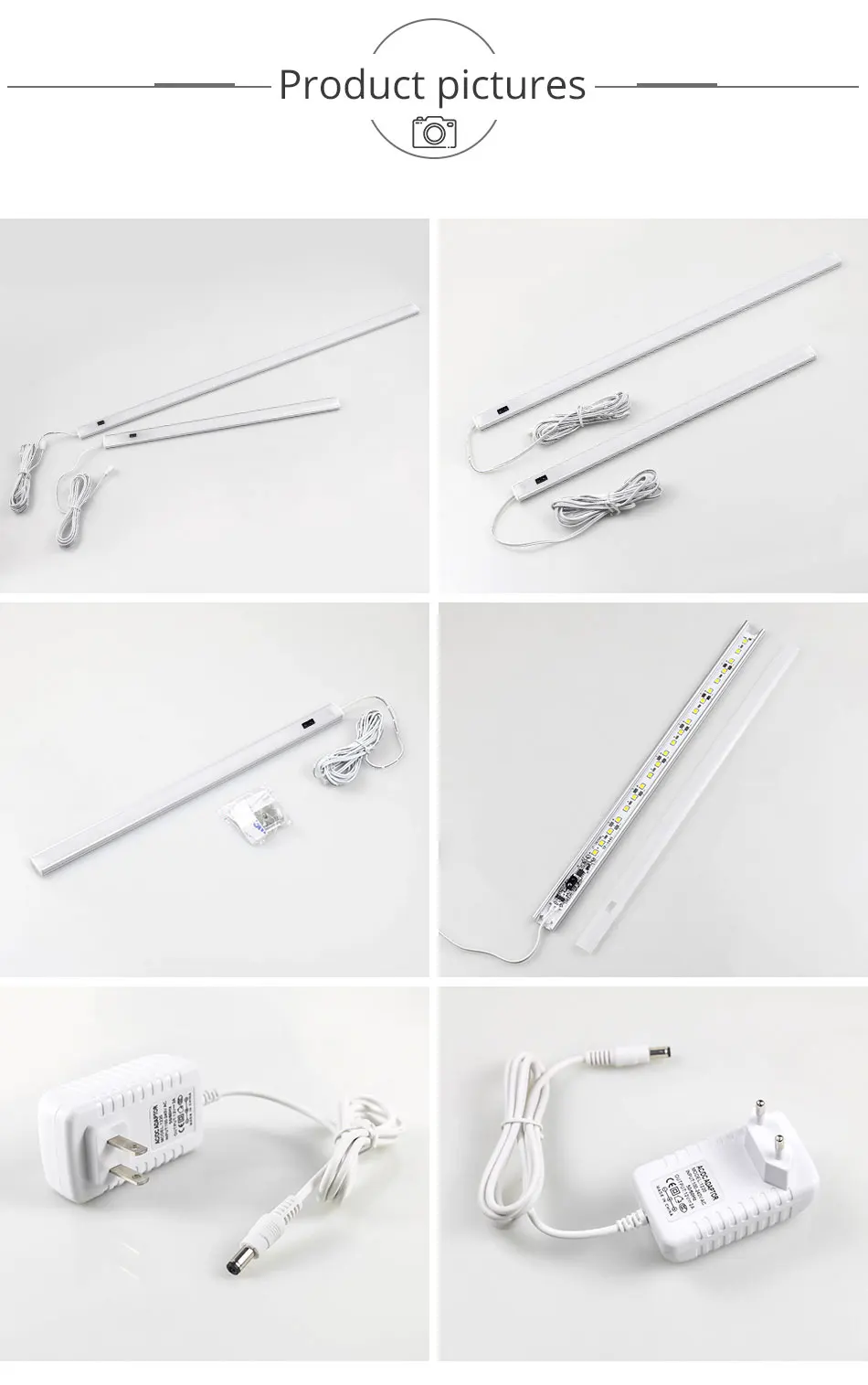4W7W LED Under Cabinet Light Bar Motion Sensor Display Case Wardrobe Night Lights Cabinet Lamp Cupboard Indoor Lighting (14)