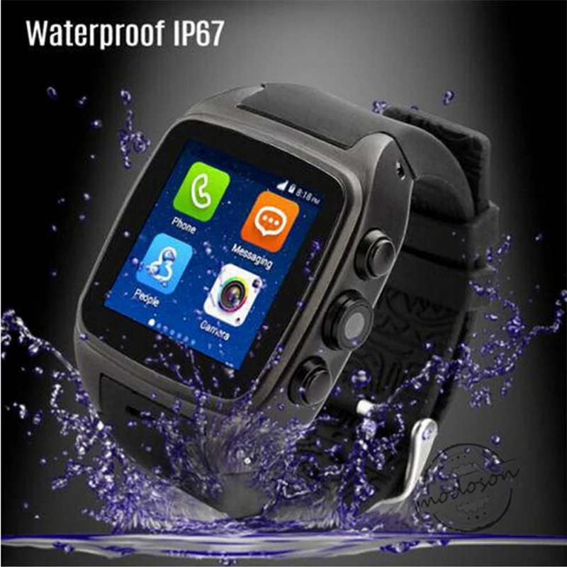 

IP67 Waterproof X01smartWatch Android Bluetooth Sportwatch Touch screen Dual core SIM Card GPS+3G+WiFi Camera+GPRS PK X watch
