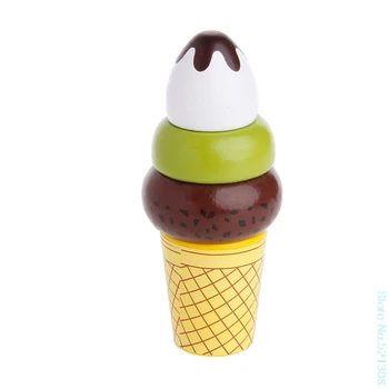 

Kids Pretend Role Play Kitchen Fruit Food Wooden Toy Cutting Set Child Gifts Drop Ship