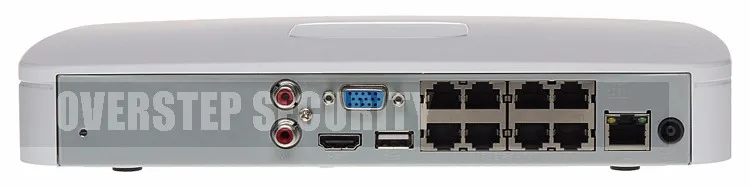 Оригинальный MUtil язык Dahua poe DH-NVR4108-8P-4ks2 NVR4108-8P-4KS2 NVR с 8 портов poe Smart 1U мини NVR 4 k h265 сеть NVR