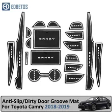 Автомобильный Противоскользящий коврик для Toyota Camry SE XSL XSE XV70 70 daihatsu altis Gate Slot Coaster противогрязный дверной коврик
