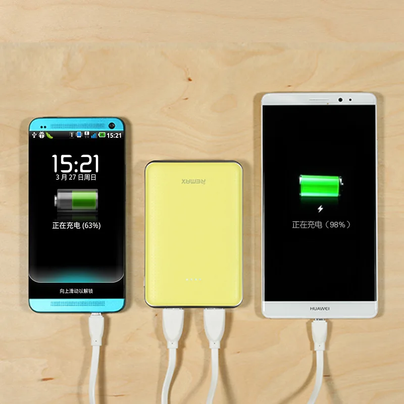 

Original Universal REMAX RPP-33 Power Bank Portable Powerbank Ultra Thin External Mobile Battery Charger Backup 5000mAh