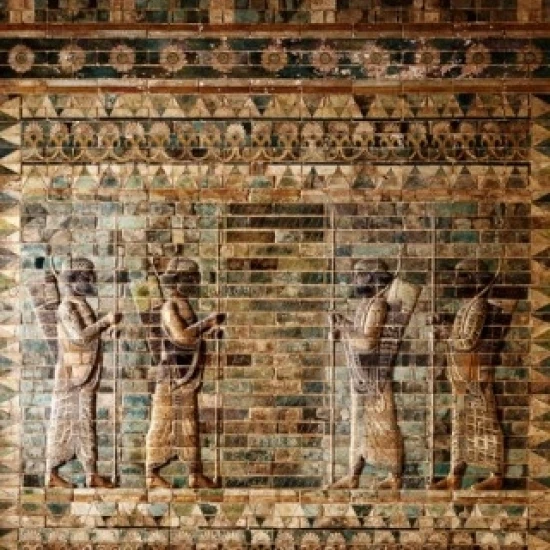 Frieze of Archers  Mesopotamian Art  Musee Du Louvre  Paris Poster Print (18 x 24)