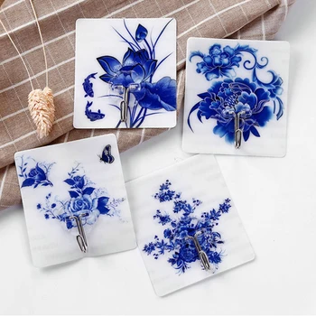 

Dropship 1pcs High Quality Nail-free Seamless Stick Wall Hook Strong Load-bearing Hook Kitchen Bathroom Creative Paste Hook