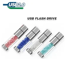

Lipstick usb flash drive 4GB 8GB 16GB 32GB crystal Jewelry creative u disk pen drive pendrive memory card disk