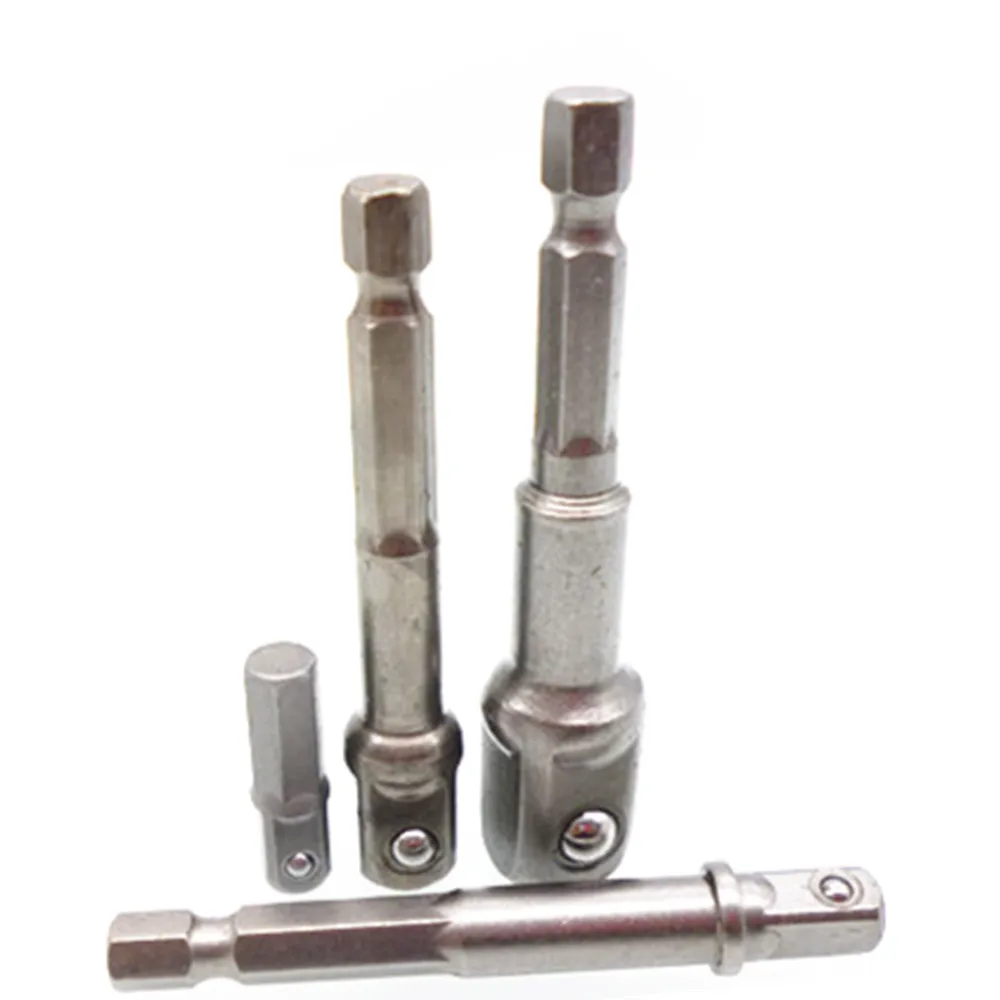 Buy 4pcs Socket Bit Adapter Drill Nut Driver Power Extension Bar Drill Socket