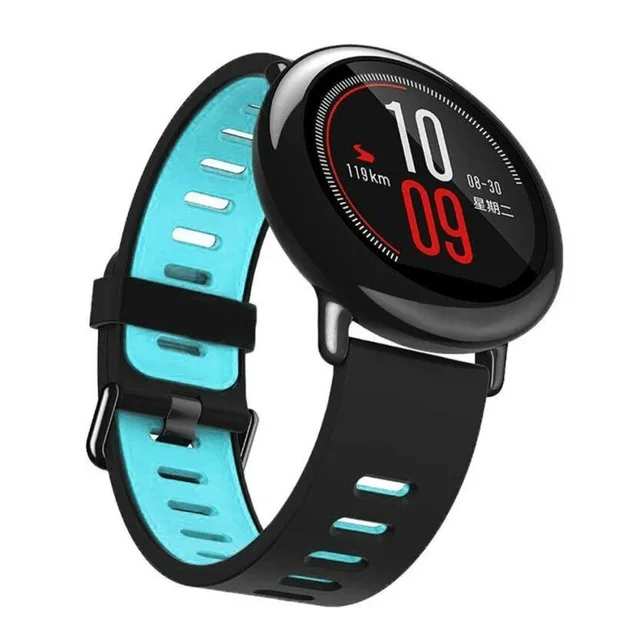 Для xiaomi huami Amazfit GTR 47 мм Смарт часы ремни силиконовые полосы браслет для huawei GT2 46 мм Galaxy часы 46 мм Замена