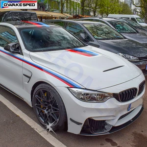 Performance Graphics Door Waist Lines Stripes Car Hood Tail Roof Sticker Decal For BMW M Sport 1/3/4/2/6/5/7 Series M3M4M5