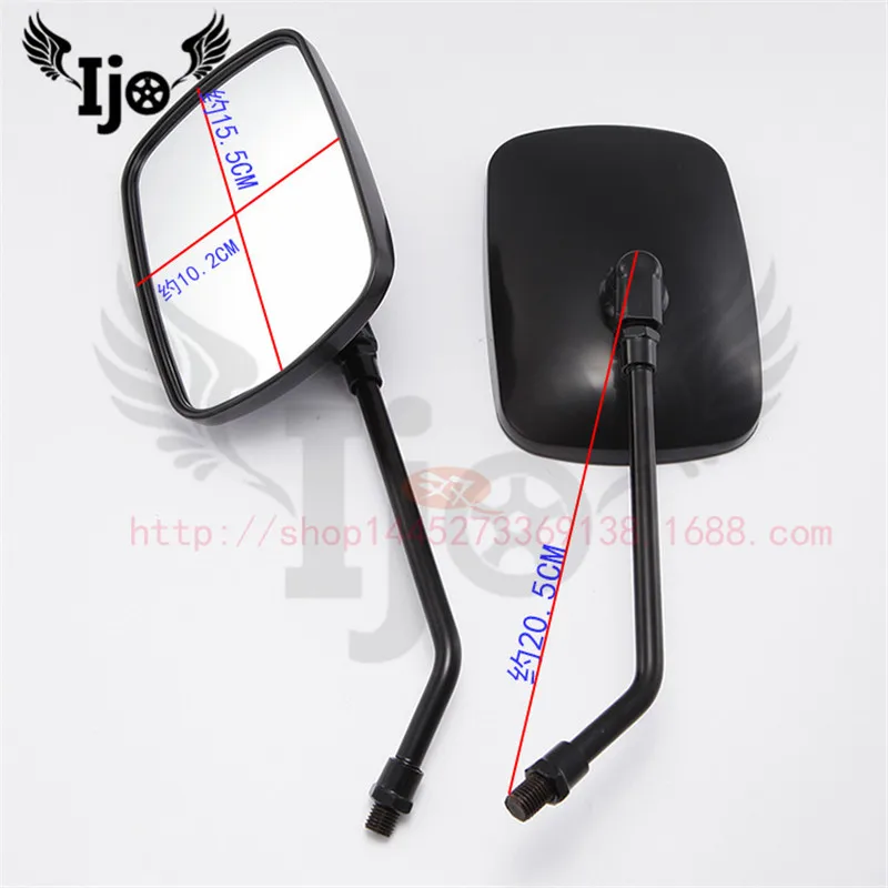 Мотоцикл зеркало заднего вида части для kawasaki honda suzuki yamaha Harley Ducati квадратный