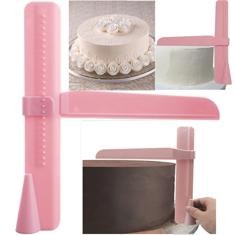

Cake Scraper Smoother Adjustable Fondant Spatulas Cake Edge Smoother Cream Decorating DIY Bakeware Tableware Kitchen Cake Tool