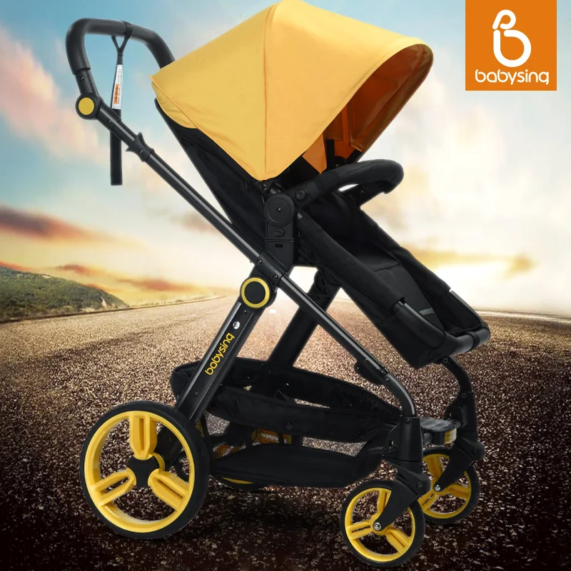 Детская прогулочная коляска четыре колеса амортизаторы легкая|stroller stroller|stroller