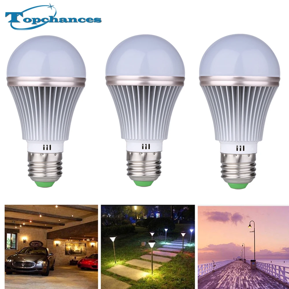 

3pcs High Quality E27 5W Auto Motion Sensor Detection White/Warm White/Nature White LED Bulb Lamp Lights 85-265V