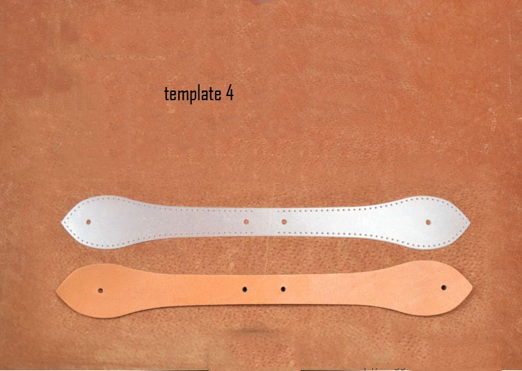 DIY leather craft sewing pattern key ring pvc template set 4 sets/lot