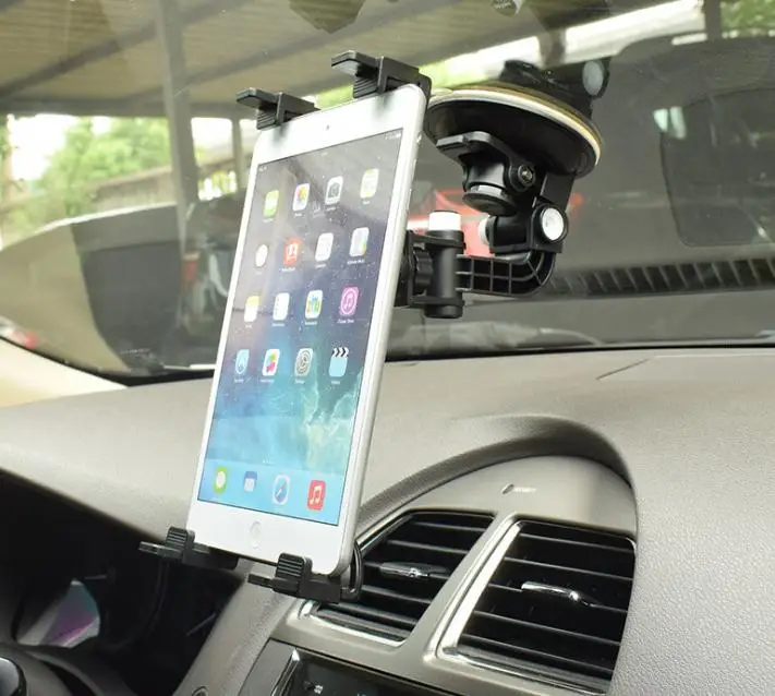 Планшетный ПК Стенд лобовое стекло Приборная панель автомобиля сильный всасывающий планшет автомобильный держатель для 7-11 дюймов для iPhone