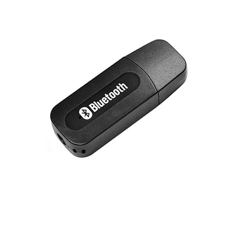 Мини USB Bluetooth приемник беспроводной аудио автомобильный комплект 3,5 мм AUX USB мощность для автомобиля Mp3 плеер стерео спикер Mp3 плеер телефоны - Название цвета: Black