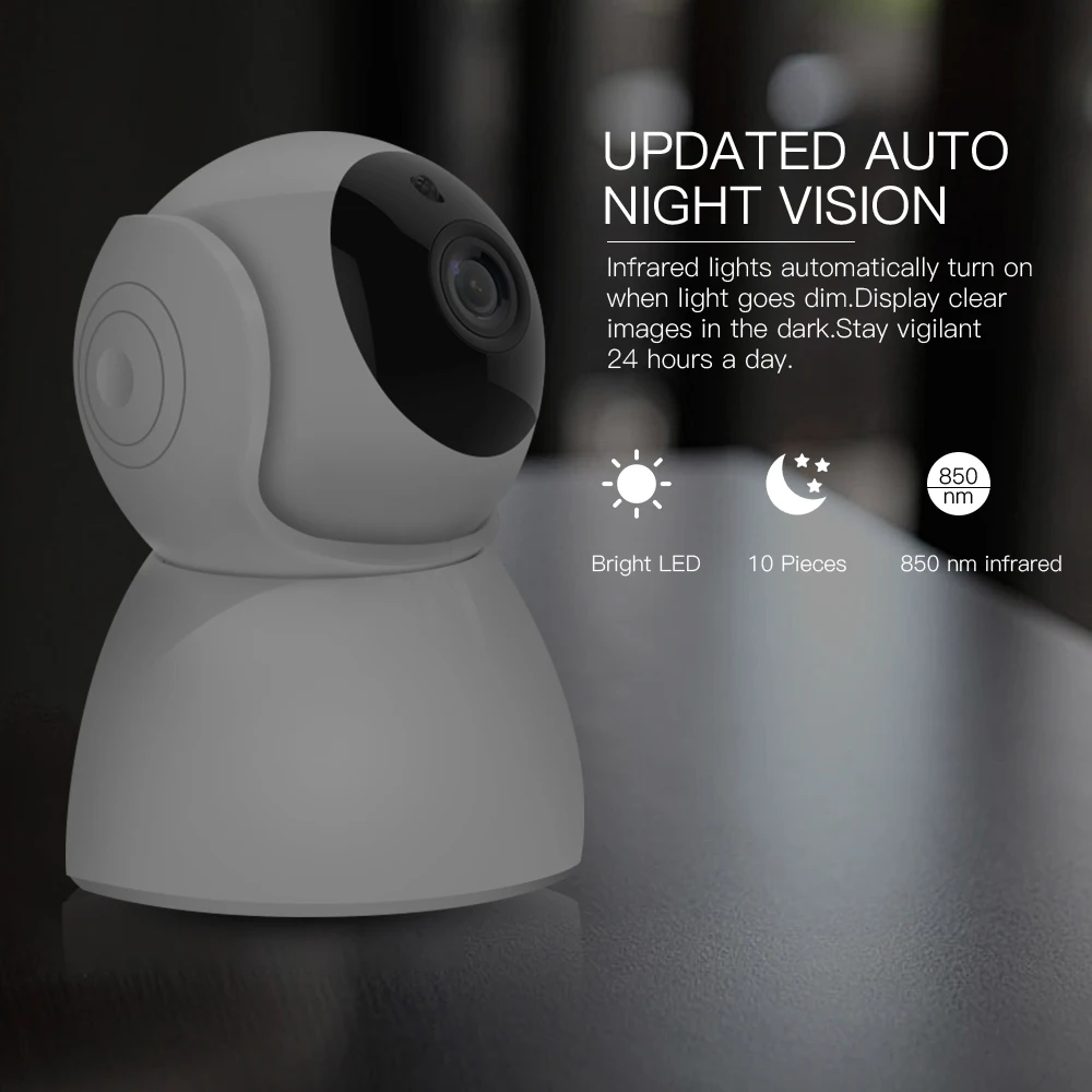 SDETER 1080P IP Camera Wireless CCTV Surveillance Home Security Wifi Camera 2 Way Audio Night Vision Baby Monitor Indoor 2MP 