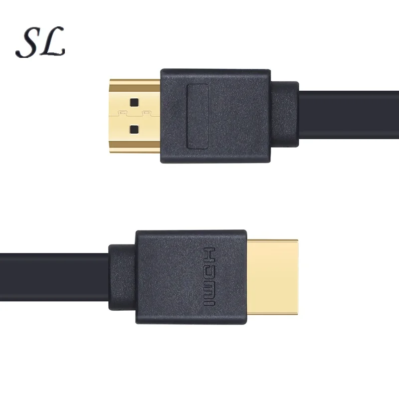 SL плоский HDMI кабель 2,0 1,5 м высокоскоростной поддерживает 3D и 4K разрешение Ethernet 1080P возврат аудио, компоненты видеоигры и другие