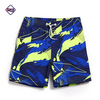 

QIKERBONG Board shorts men beachwear mens swimwear boardshorts geometry trunks shorts joggers bathing