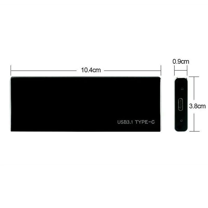 USB C M.2 NVME SSD корпус 3 1 Type c GEN2 до 10 Гбит/с для 2230 2280 жесткий диск M KEY|Корпус жесткого