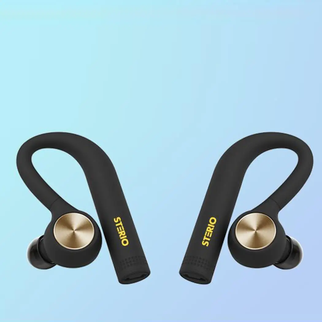 Крепление наушников с Bluetooth Беспроводной звонки, музыка наушники Водонепроницаемый 1,5 часов 933dB IPX5 около 6-ти часов гарнитура
