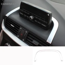 Аксессуары подходят для Mazda 3 Axela центральный контроль навигации рамка Крышка отделка интерьера декоративная отделка стикер P395