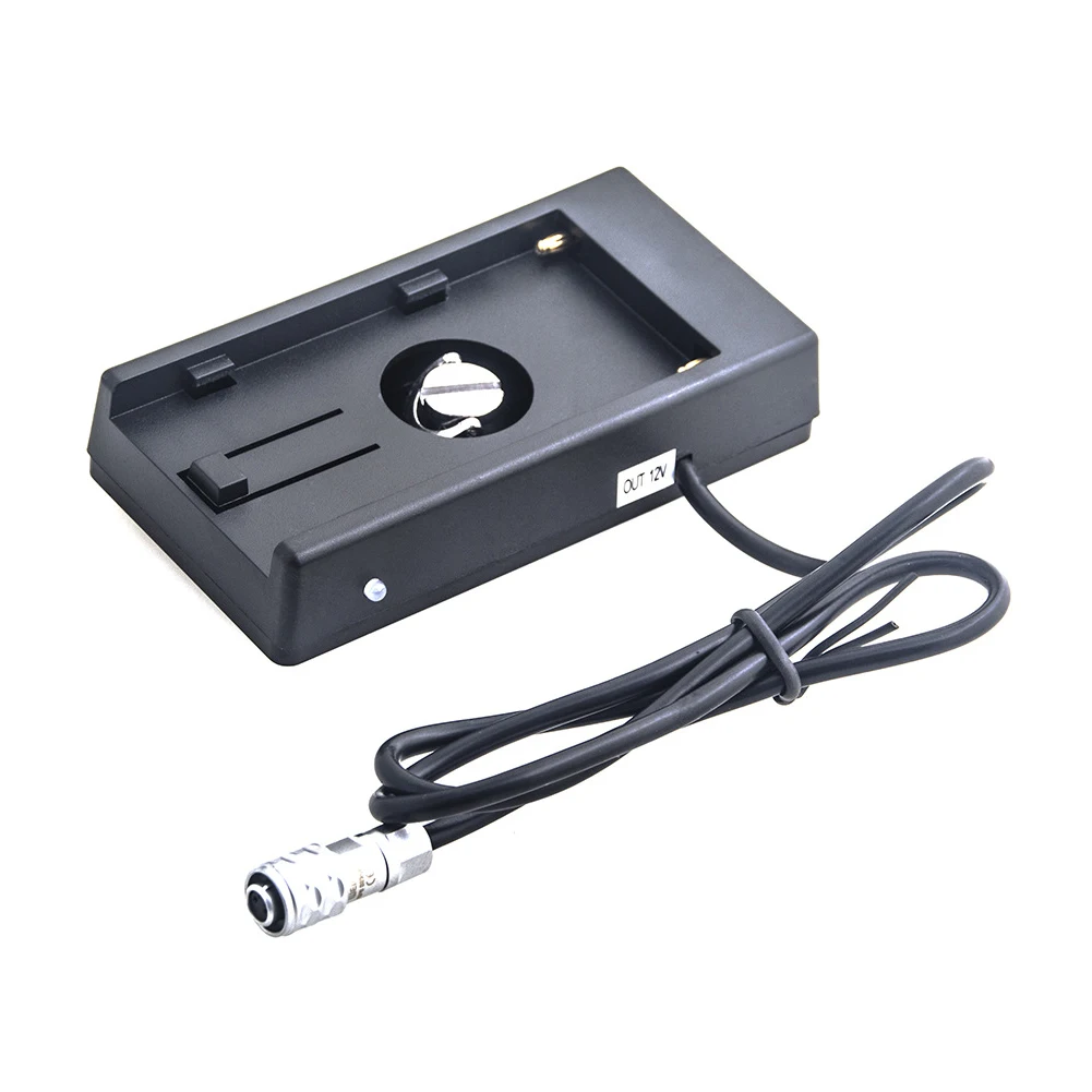 

12V Professional Battery Adapter Stable Accessories Useful Mounting Plate Holder Power Supply Charger Tool For BMPCC 4K Camera