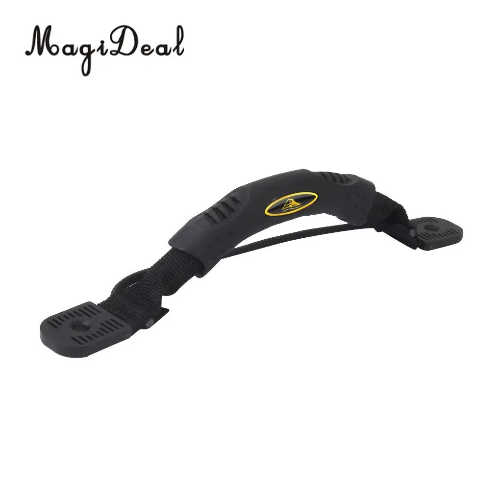 MagiDeal 2pcs Marine Kayak Canoe Side Mount Carry Handle with Bungee Cord Accessories for Fishing Flatable Boat Dinghy Yacht